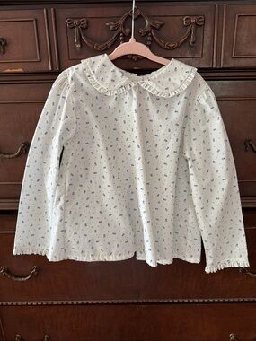 Zuccini Kids Collared Blouse in Ditsy Floral